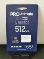 Samsung Pro Ultimate 512gb, Audio, Tv en Foto, Fotografie | Geheugenkaarten, Nieuw, Ophalen of Verzenden, Fotocamera, Samsung