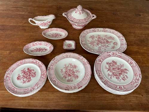 Mason's Stratford pink servies, Antiek en Kunst, Antiek | Servies compleet, Ophalen of Verzenden