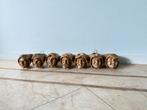 Wandpijpenhouder Karikaturen - chalkware, Ophalen of Verzenden