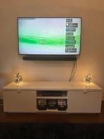 Tv meubel Byas Ikea hoogglans Wit, Ophalen, 150 tot 200 cm, Zo goed als nieuw, Minder dan 100 cm