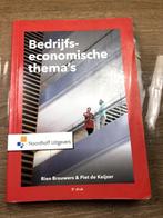 Bedrijfs economische thema's, Boeken, Studieboeken en Cursussen, Ophalen of Verzenden, Zo goed als nieuw, HBO