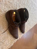 Santoni herenschoenen, bruin suede, maat 46., Kleding | Heren, Schoenen, Bruin, Ophalen of Verzenden, Santoni, Gedragen