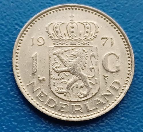 1 gulden 1971 - Juliana, Postzegels en Munten, Munten | Nederland, Losse munt, 1 gulden, Koningin Juliana, Verzenden