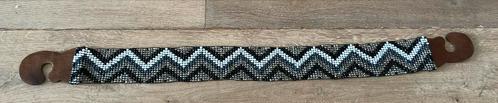 Zgan elastische riem van kraaltjes, Kleding | Dames, Riemen en Ceinturen, Zo goed als nieuw, Tailleriem, 80 tot 90 cm, 5 cm of meer