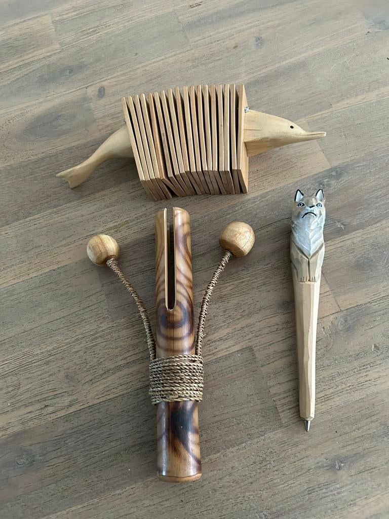 Houtenspeelgoed / muziek native, Ophalen of Verzenden, Zo goed als nieuw, Melodische percussie