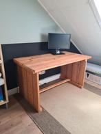 Robuust bureau van steigerhout, Huis en Inrichting, Bureaus, Ophalen, Zo goed als nieuw, Bureau