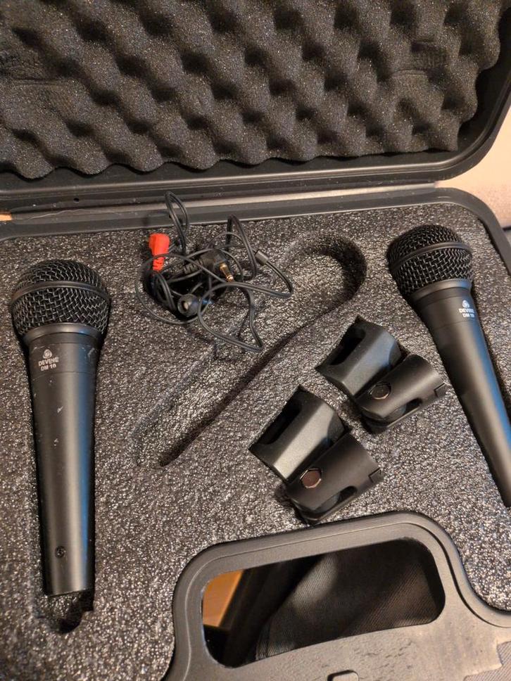 Devine DM 10 Microfoon Set, Muziek en Instrumenten, Microfoons, Gebruikt, Zangmicrofoon, Ophalen of Verzenden