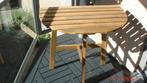 Ikea tafeltje, hout ,inklapbaar, 3 poot, voor bijv. balkon,, Tuin en Terras, Parasols, Ophalen, Gebruikt, Minder dan 1 meter, Parasolvoet