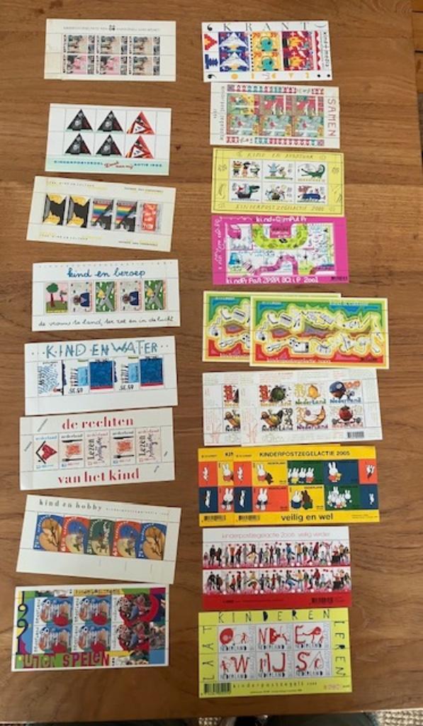 kinderpostzegels diverse jaren, Postzegels en Munten, Postzegels | Nederland, Postfris, Na 1940, Ophalen of Verzenden