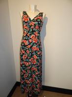 King Louie bloemen maxi dress fijne stretch stof S evt 38, Kleding | Dames, Jurken, Overige kleuren, Verzenden, Zo goed als nieuw