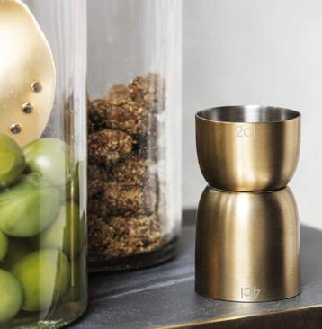 House Doctor Measuring cup Alir brass finish nieuw twv € 19, beschikbaar voor biedingen