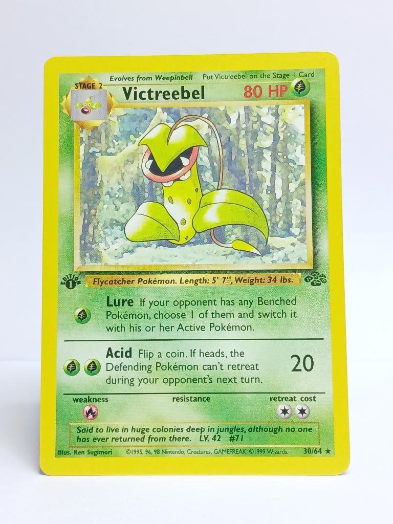 Pokémon - Jungle - 1st Edition - Victreebell - 30/66, Verzenden, Zo goed als nieuw, Losse kaart, Foil