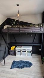 Hoogslaper met bureau metaal, Huis en Inrichting, Slaapkamer | Stapelbedden en Hoogslapers, Eenpersoons, Ophalen of Verzenden