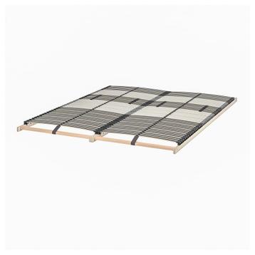 IKEA Hemnes tweepersoons bedframe met Leirsund lattenbodem - afbeelding 4