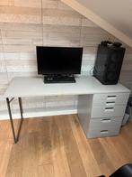 VT Wonen Store Bureau grijs, Ophalen of Verzenden, Gebruikt, Bureau