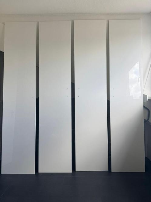 4x IKEA FARDAL kastdeur voor PAX kast - wit hoogglans 229cm, Huis en Inrichting, Kasten | Kledingkasten, Gebruikt, 200 cm of meer