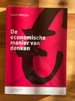 Geert Woltjer - De economische manier van denken, Ophalen of Verzenden, Zo goed als nieuw, Geert Woltjer, Economie en Marketing