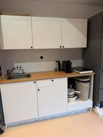 Keukenblok 180 cm breed - Compact en functioneel, Huis en Inrichting, Keuken | Complete keukens, Ophalen, Gebruikt, Wit, Enkelwandige keuken