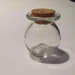 22x Glazen Bol Flesjes 30ml met Kurk, Overige kleuren, Verzenden, Minder dan 50 cm, Glas