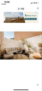 Tuinset bank, stoel, tafel, chaise longue - zo goed als nieu, Ophalen, 5 zitplaatsen, Kunststof, Zo goed als nieuw