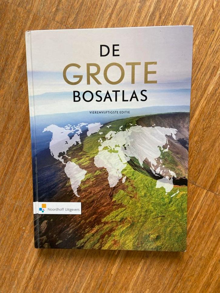 De Grote Bosatlas - 54e Editie, Boeken, Atlassen en Landkaarten, Zo goed als nieuw, Bosatlas, Wereld, 2000 tot heden, Ophalen of Verzenden
