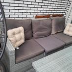 Bank en kussenkist hoog, Tuin en Terras, Tuinsets en Loungesets, Ophalen, Gebruikt, Bank