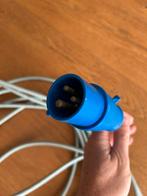 Haakse CEE kabel ca 12 mtr grijs, Caravans en Kamperen, Ophalen, Zo goed als nieuw