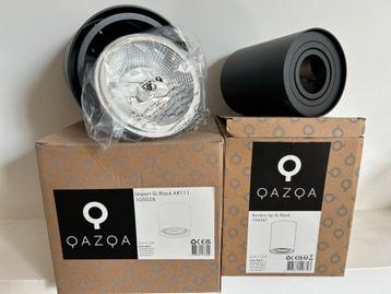Qazqa Rondoo Up & Impact SL Zwarte Opbouwspots - Nieuw! beschikbaar voor biedingen