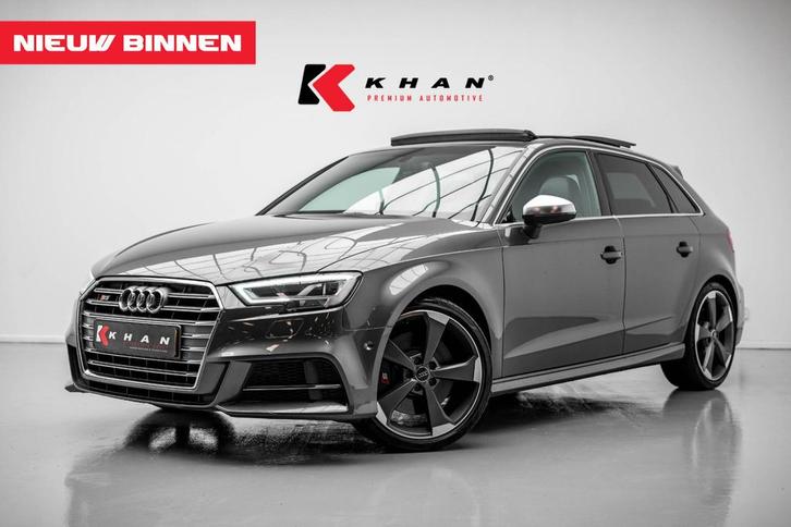 Audi S3 Sportback 2.0 TFSI quattro |Pano|B&O|OrgNL|Virtual|K, Auto's, Audi, Bedrijf, Te koop, S3, 4x4, ABS, Achteruitrijcamera