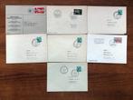 Zwitserland, 7 x gestempelde brief enveloppen, Verzenden, Envelop