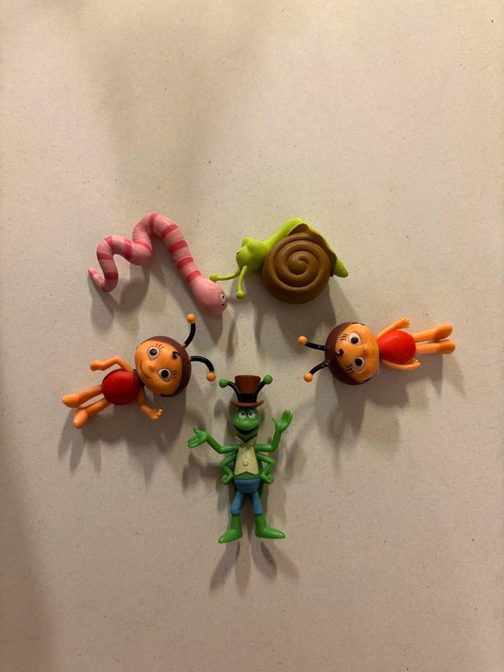 Maya de Bij Figuren Set supermarkt EMTE 5 stuks!, Verzamelen, Supermarktacties, Overige supermarkten, Ophalen of Verzenden