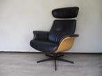 NIEUWSTAAT Conform Time Out design relax fauteuil zwart, Huis en Inrichting, Fauteuils, Ophalen of Verzenden, Zo goed als nieuw