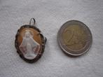 72.  Schitterende oude broche/hanger, camee zilver 800, Ophalen, Zilver, Broche