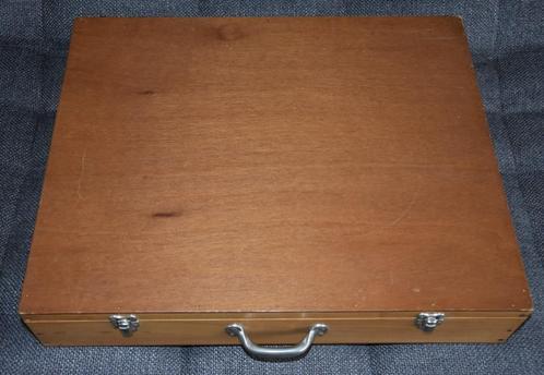 Vintage Houten Koffer / Kist, Huis en Inrichting, Woonaccessoires | Kisten, Gebruikt, Minder dan 50 cm, 50 tot 75 cm, 50 tot 100 cm