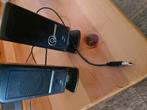 te koop leuke laptop speakertjes bieden, Ophalen, Gebruikt, Audiokanaal 2