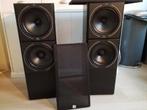 Pair of KEF C75 Floorstanding Speakers, Audio, Tv en Foto, Luidsprekers, Zo goed als nieuw, 60 tot 120 watt, Front, Rear of Stereo speakers