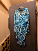 Nieuw fleurig jurkje.  Maat 44/46., Ophalen of Verzenden, Nieuw, Blauw, Jurk