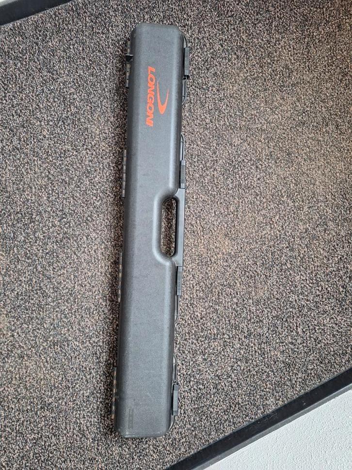 VEILIGE Longoni hardcase in zeer goede staat, Sport en Fitness, Biljarten en Poolen, Zo goed als nieuw, Keu of Ballen, Ophalen of Verzenden