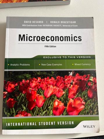 Microeconomics - Besanko & Braeutigam - 5th Edition beschikbaar voor biedingen