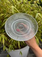 Taartplateau glas brocant,vintage,zgan, Ophalen of Verzenden