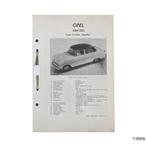 Kluwer | Opel Kapitan 2.5 Liter | 1954-1955 | NL, Ophalen of Verzenden