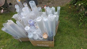 PC Polycarbonaat buizen verschillende diameters nieuw 67m beschikbaar voor biedingen