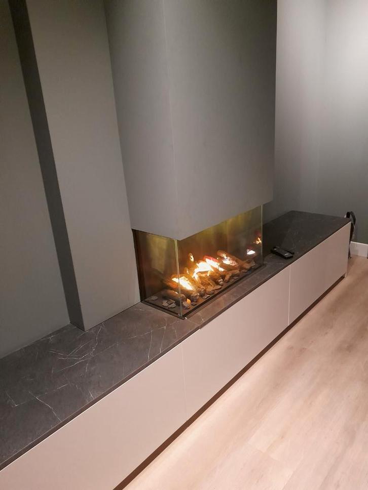 Dimplex 3 Step Multi Optimyst showroomtoestel met meubel, Huis en Inrichting, Haarden, Zo goed als nieuw, Elektrische haard, Ophalen of Verzenden