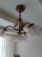 Antieke bronzen plafonlamp, Ophalen