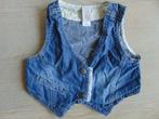 Spijkergilet blauw giletje maat 86 C&A gilet jasje, C&A, Meisje, Ophalen of Verzenden, Zo goed als nieuw