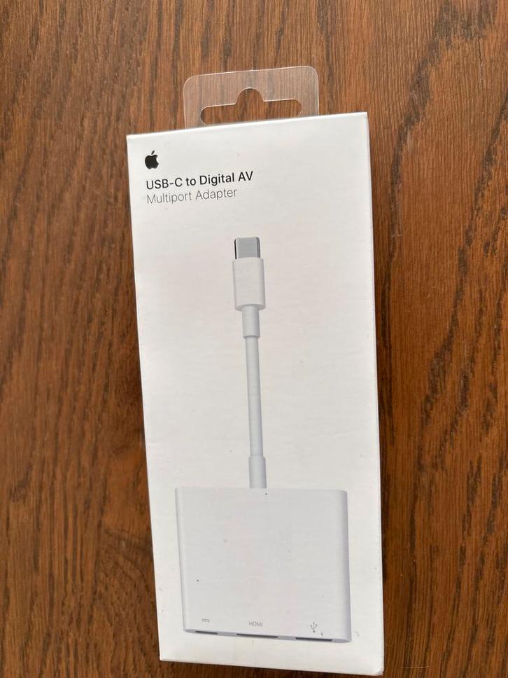Apple USB-C Digital AV Multiport Adapter, Telecommunicatie, Mobiele telefoons | Telefoon-opladers, Nieuw, Apple iPhone, Ophalen of Verzenden