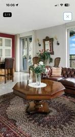 Noten Fineer Salontafel, Huis en Inrichting, Ophalen, Gebruikt, 100 tot 150 cm, 75 cm of meer