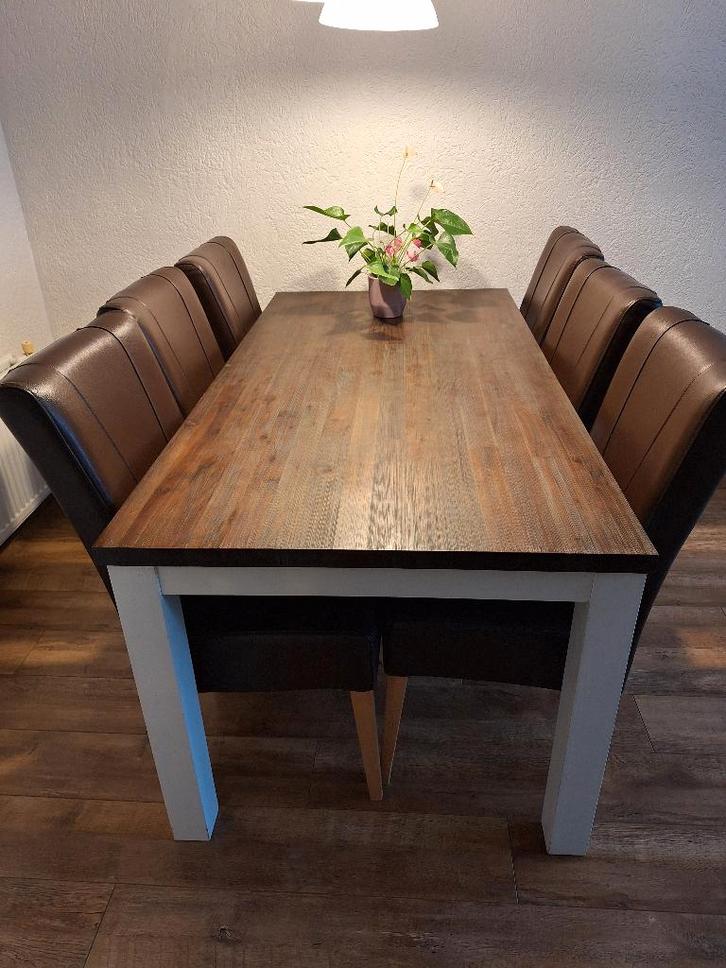 Meubelset  in goede staat, Huis en Inrichting, Complete eetkamers, Zo goed als nieuw, 4 tot 6 stoelen, Ophalen