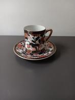 Vintage Imari kop en schotel – S.A.J.I Japan, Antiek en Kunst, Antiek | Porselein, Ophalen of Verzenden