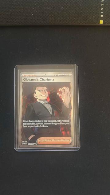 Giovanni’s Charisma (MEW 197) 151 pokemon kaart beschikbaar voor biedingen